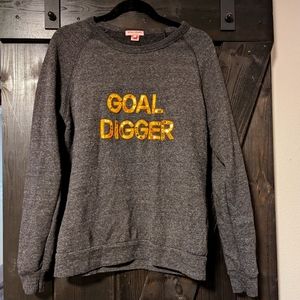 Goal Digger Sequin Sweater